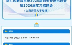 2025上海教师招聘会何时何地举办？