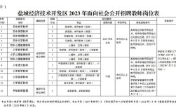 盐城经济开发区教师招聘