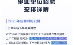浙江事业单位2025何时考？