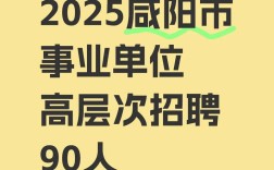 2025咸阳事业单位招聘何时开始？