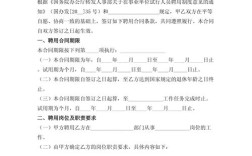 事业单位人员聘用合同书有何核心要点？