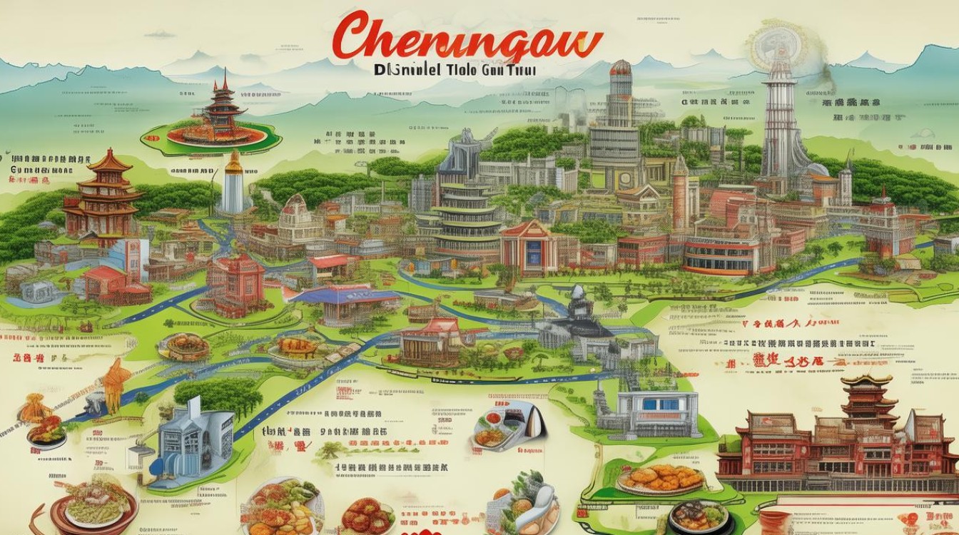 成都旅游攻略图，如何玩转天府之国？-图3