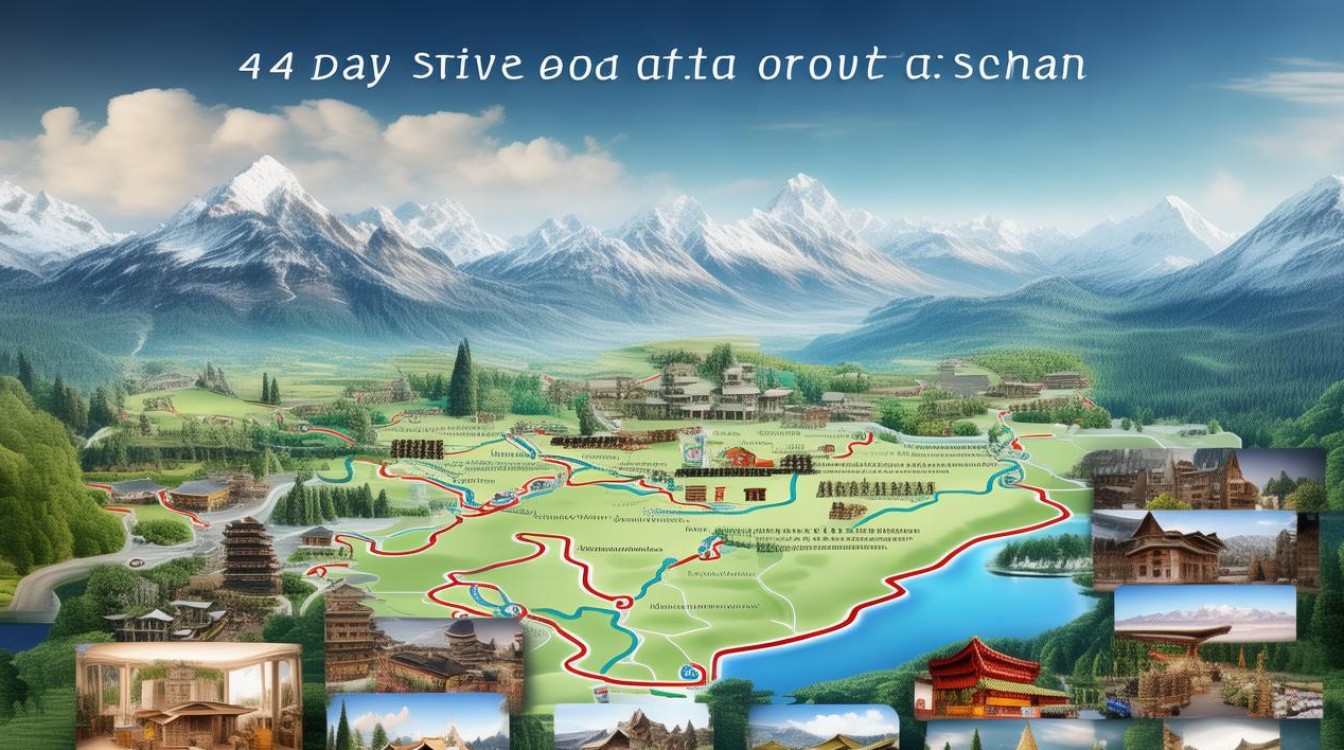 四川周边4天自驾游最佳路线有哪些？-图1
