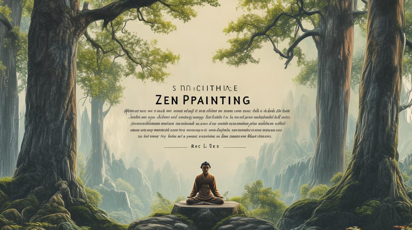 禅画攻略，如何通过禅画实现心灵与自然的深度对话？-图1