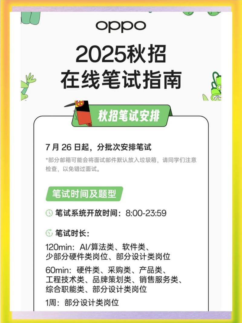 OPPO2025校招笔试考什么?-图2 OPPO2025校招笔试考什么?-图2