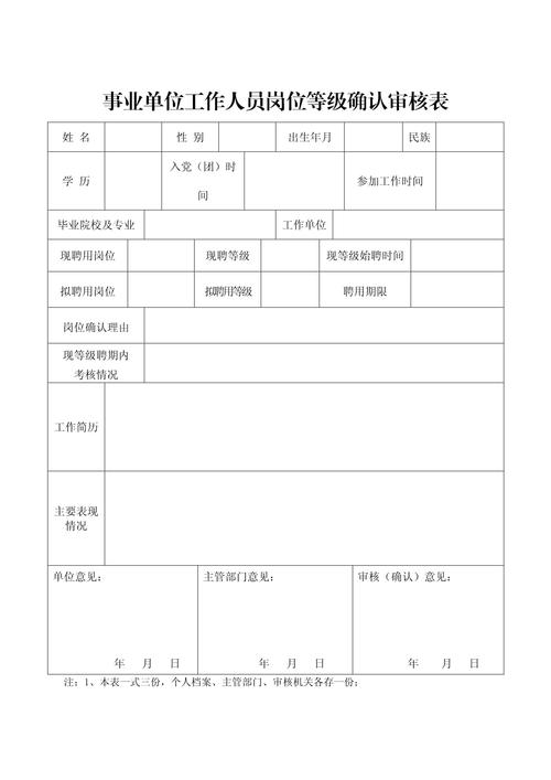 机关事业单位工人技能等级审批表如何规范填写?-图2 机关事业单位工人技能等级审批表如何规范填写?-图2