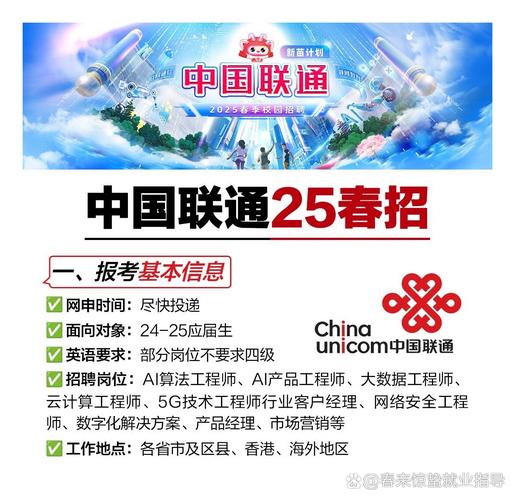 山东联通2025校招何时启动？岗位要求有哪些？-图2