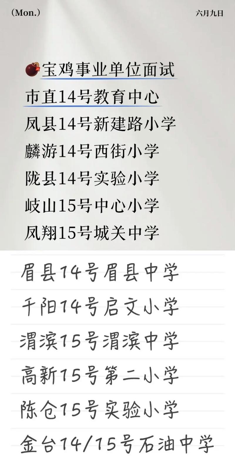 2025宝鸡事业单位面试公告何时发布?-图3 2025宝鸡事业单位面试公告何时发布?-图3