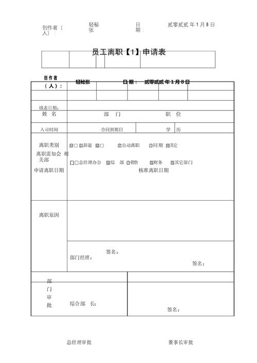 事业单位工作人员辞职申请表-图1 事业单位工作人员辞职申请表-图1