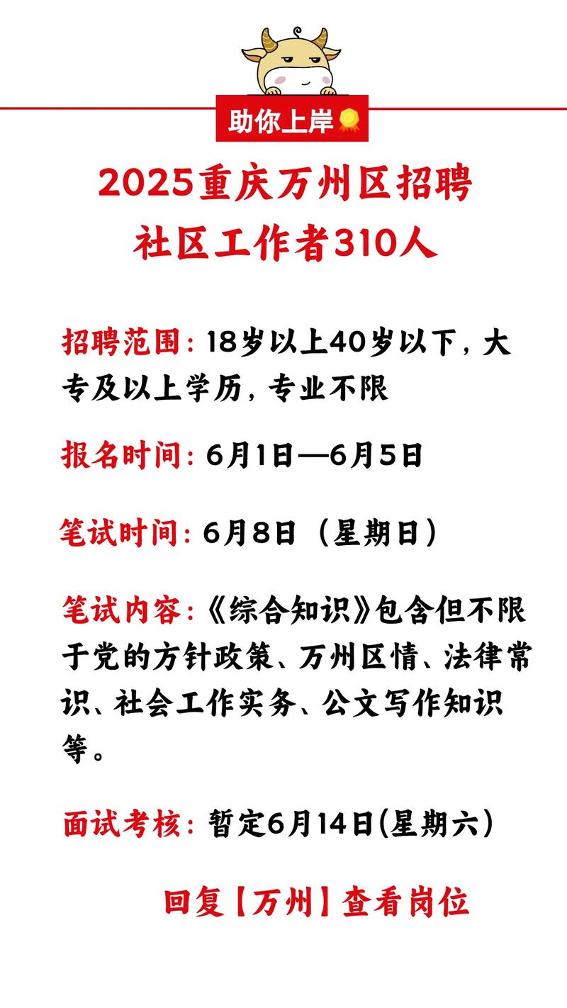 万州事业单位2025招聘何时开始？-图1
