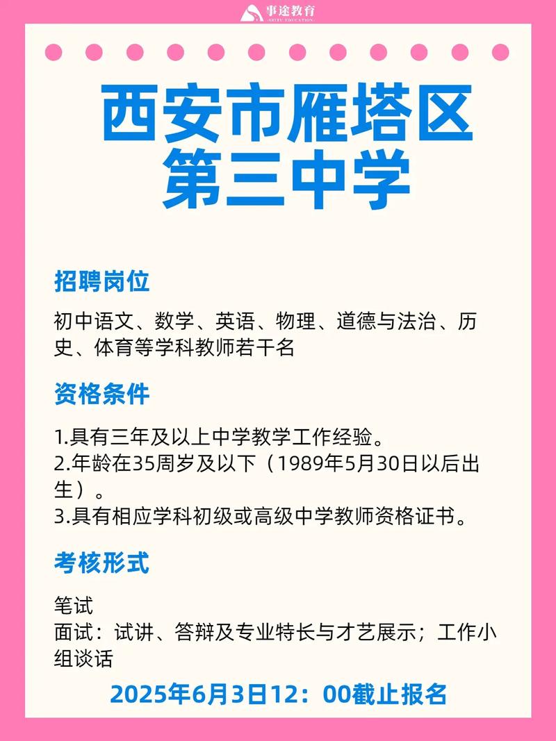 西安中学招聘教师，具体岗位有哪些？-图2