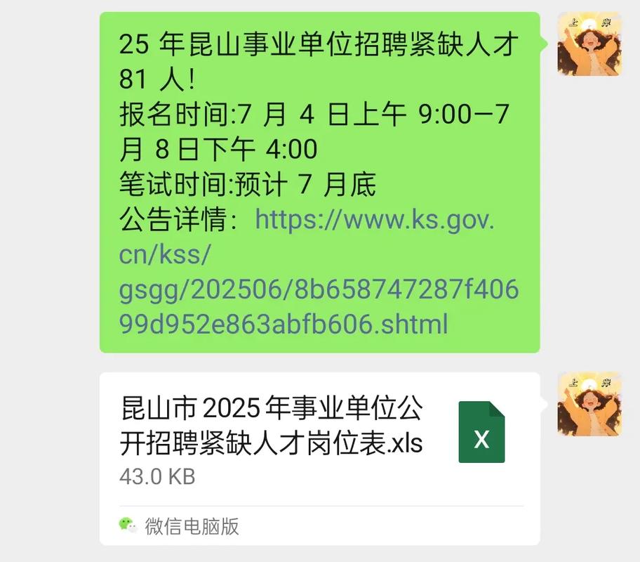2025昆山事业单位招聘-图1