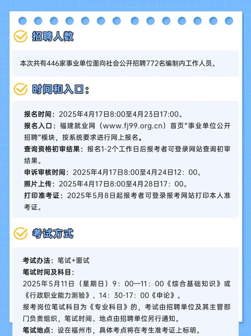 福州事业单位招聘何时开始？-图1
