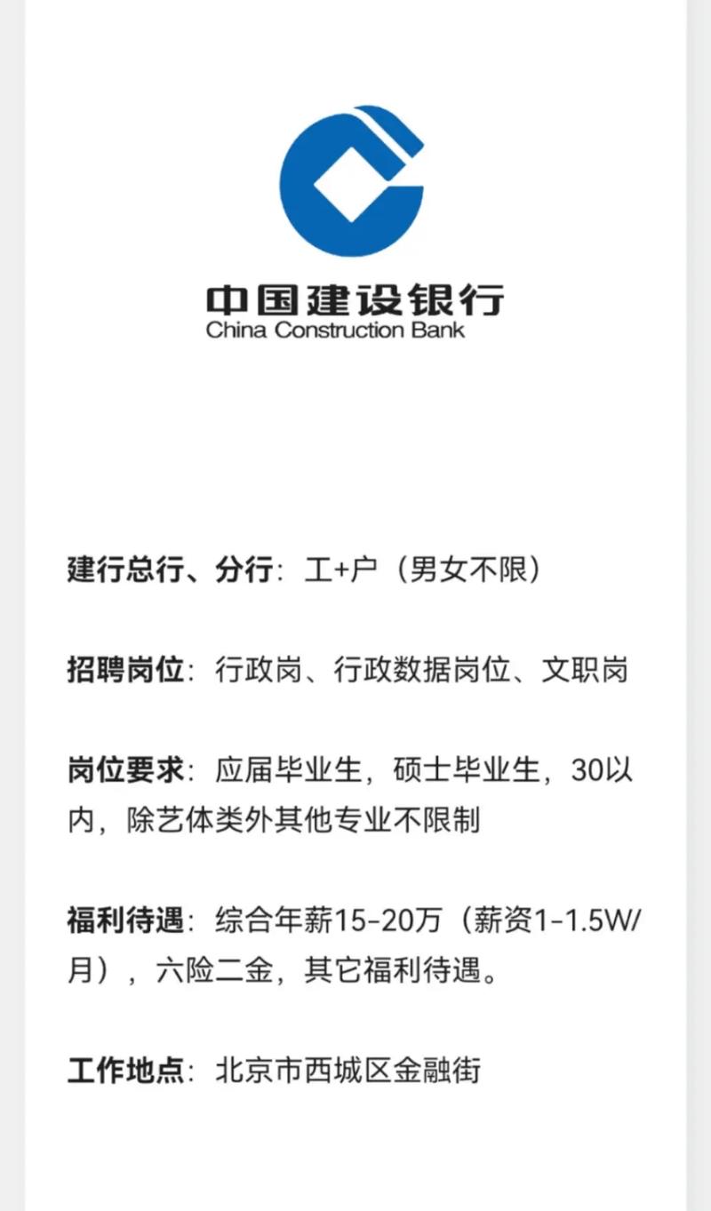 建行校园招聘有哪些职位?-图3 建行校园招聘有哪些职位?-图3