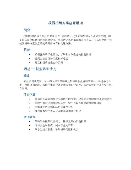 2校园招聘调研方案模板-图1