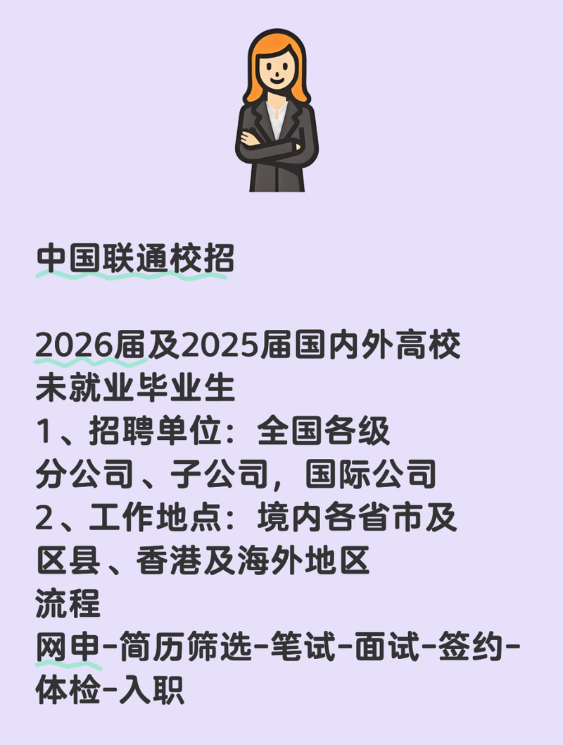 2025联通校招何时启动？岗位要求有哪些？-图2